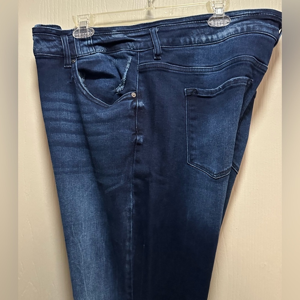 Kancan Exclusively for Maurices High-Waisted Flare Bootcut Jeans Dark Wash+size - Picture 5 of 16